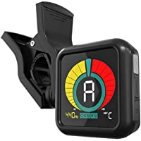 Los mejores  - KLIQ UberTuner - Afinador profesional de clip para todos los instrumentos (modos de teclas múltiples) - con guitarra…